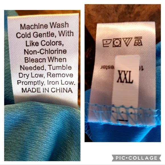 Blue Polyester Dog Shirt with sleeves XXL - Picture 7 of 7